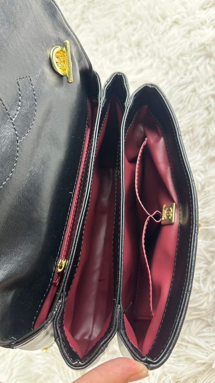 Ch**el top handle bags